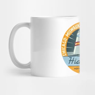 1935 Hiawatha Railroad Train Mug